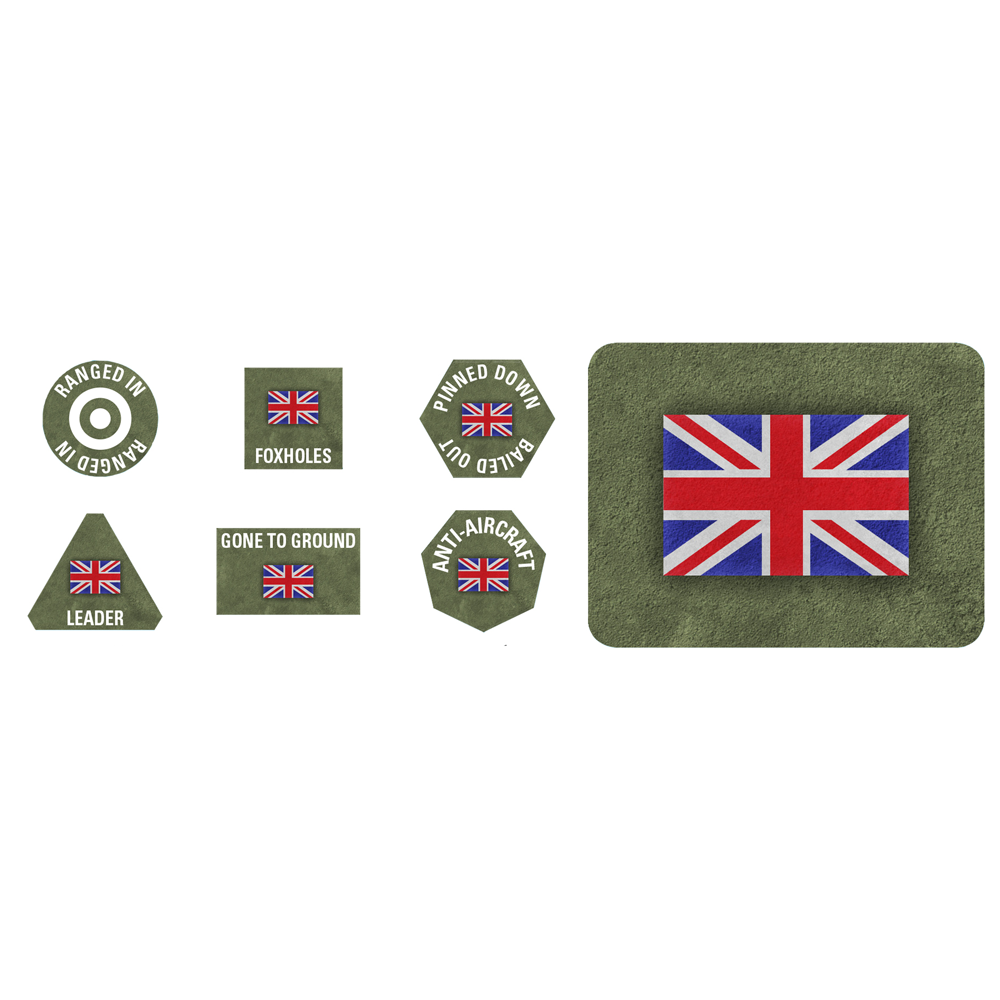 Flames of War WW2: British - Tokens & Objectives