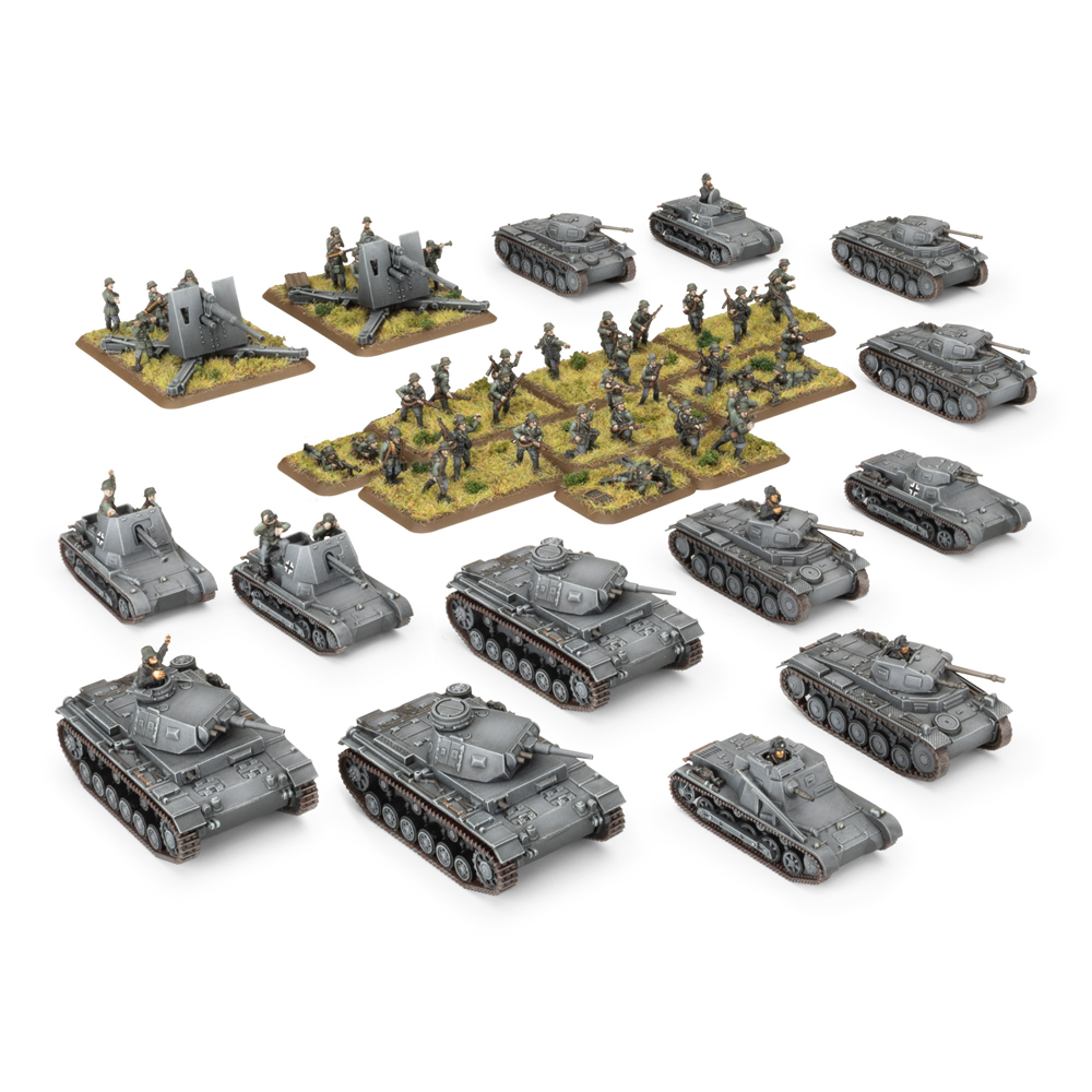 Flames of War WW2: Blitzkrieg: German Starter Force - Light Tank Company