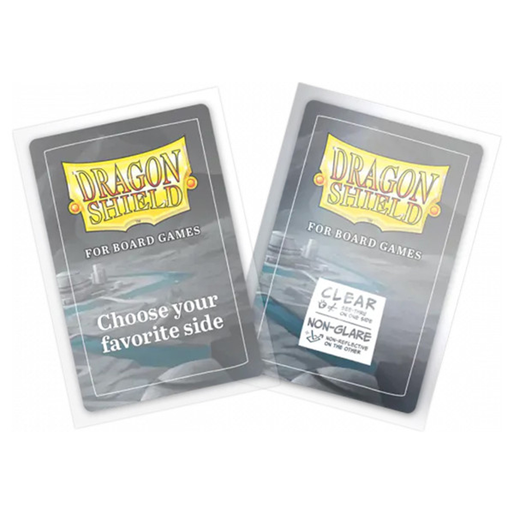 Dragon Shield Board Game Sleeves: European Mini - Clear Non-Glare (100)