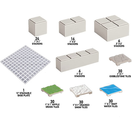 Monster Adventure Terrain: Painted - Core Set & Base Plate (173)