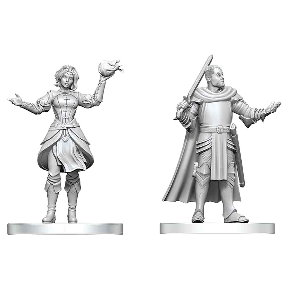 D&D Nolzur's Marvelous Unpainted Minis: Knight & Mage Apprentice (Preorder)