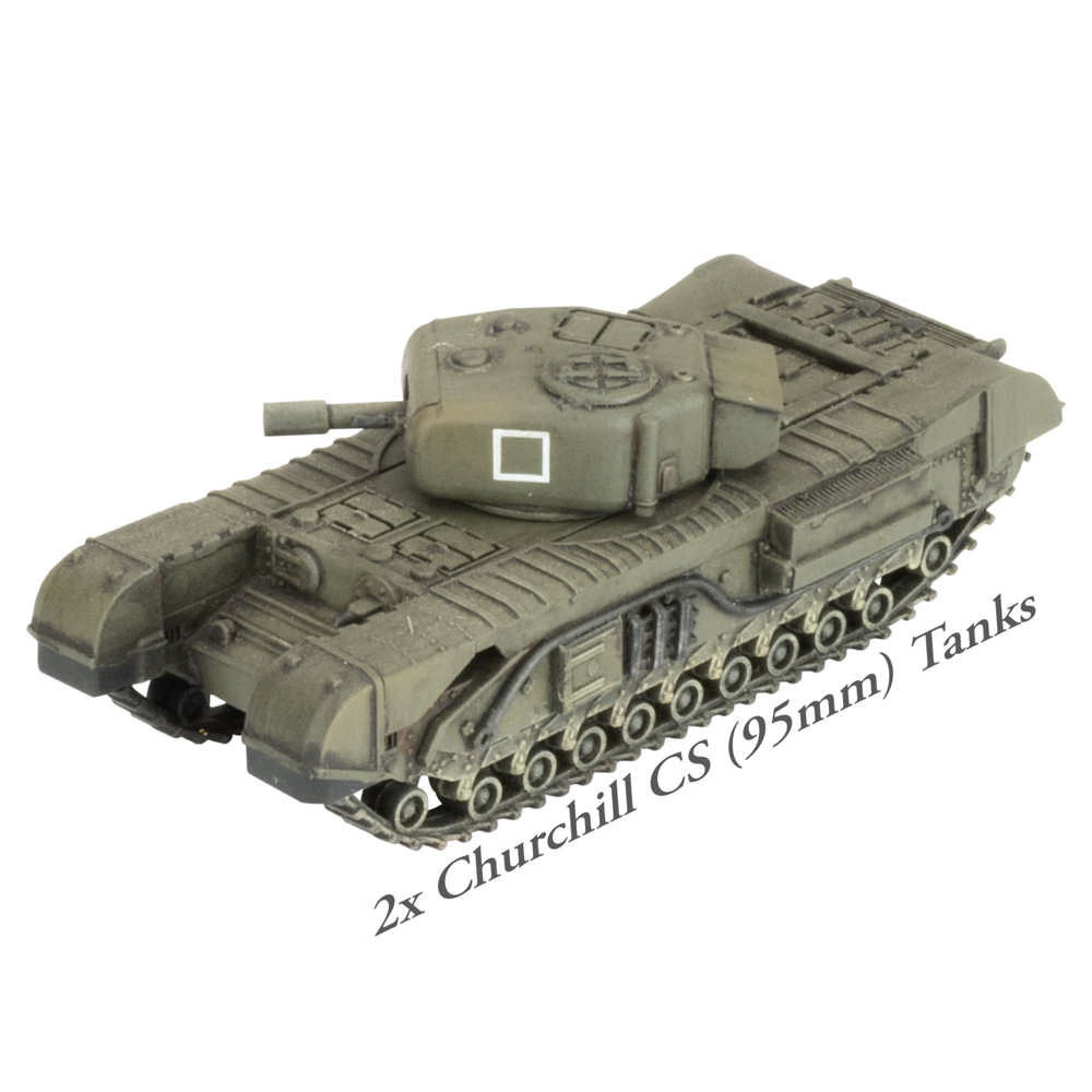 Flames of War WW2: British Starter Force - North Irish Horse Churchill Tank Squadron (New Arrival)