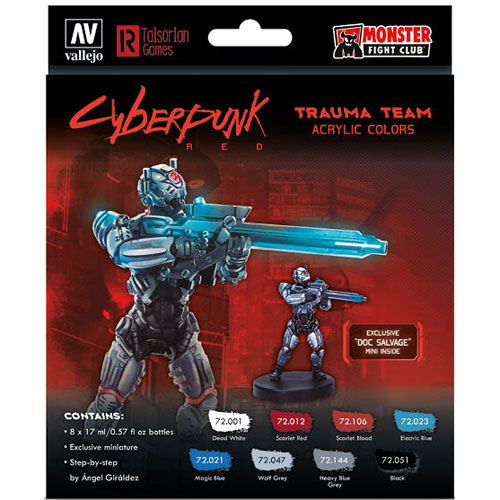 Cyberpunk Paint Set: Trauma Team with Doc Salvage Mini