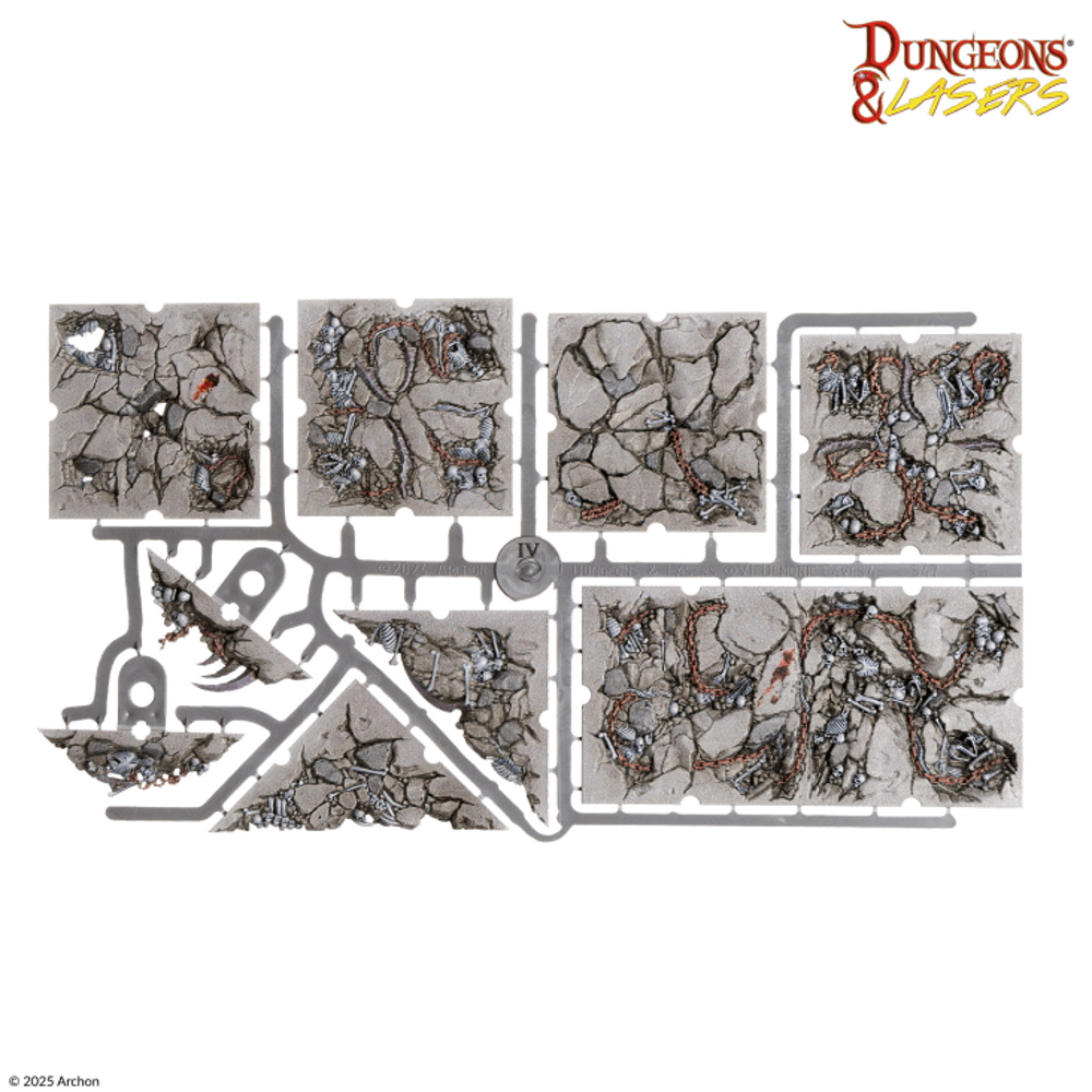Dungeons & Lasers PrismaCast Pre-Painted: Demonic Caves
