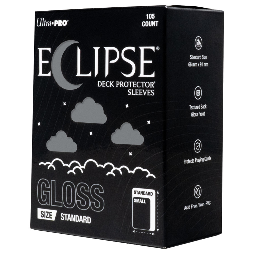 Deck Protector Sleeves: Eclipse Gloss - Smoke Grey (105) (New Arrival)