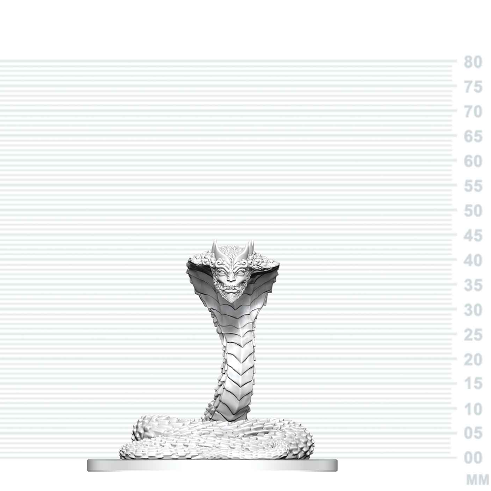 D&D Nolzur's Marvelous Unpainted Minis: Guardian Naga (Preorder)