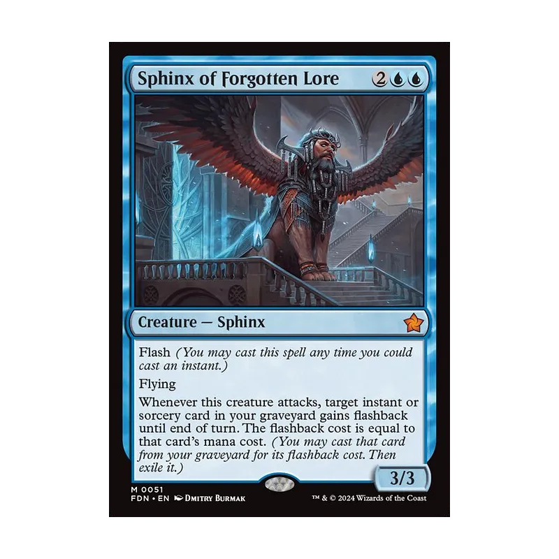 Sphinx of Forgotten Lore - Foundations (Near Mint)