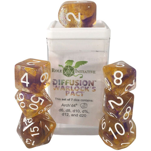 R4I Dice w/ Arch'd4: Diffusion - Warlock's Pact w/ White (7) (Clearance)