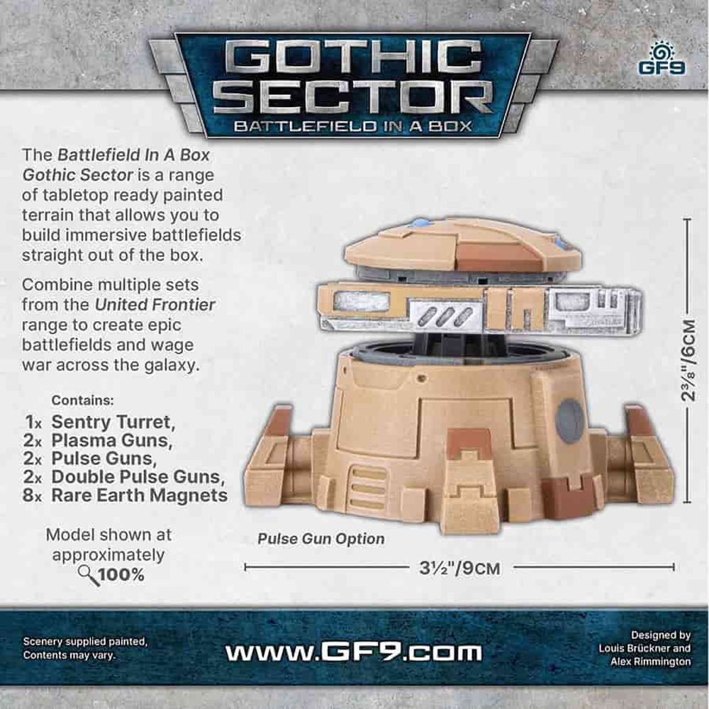 Battlefield in a Box: Gothic Sector - United Frontier Sentry Turret