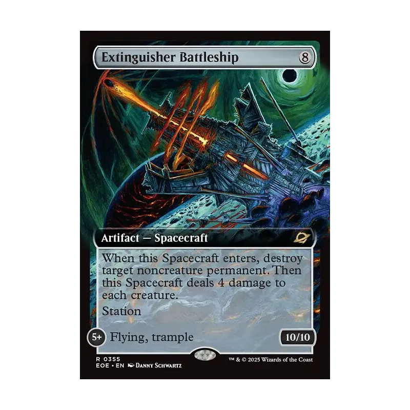 Extinguisher Battleship (Extended Art) - Edge of Eternities (Near Mint)