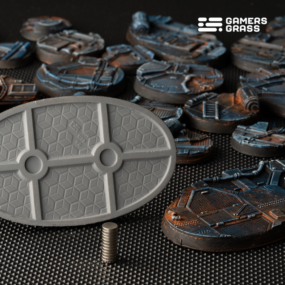 Battle Ready Bases: Spaceship Corridor - Oval 75mm (3)