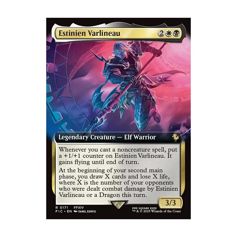 Estinien Varlineau (Extended Art) - Final Fantasy Commander (Near Mint)