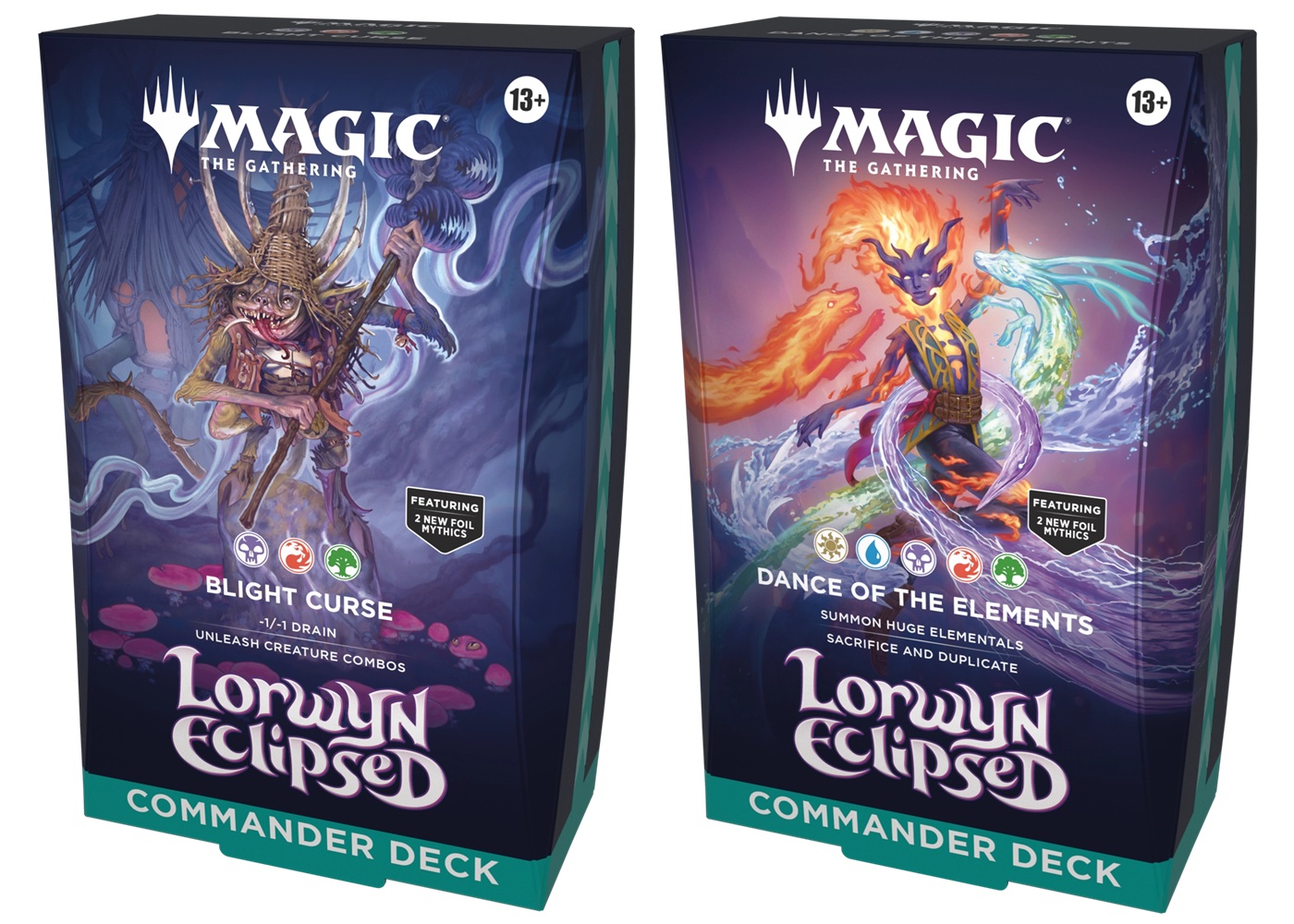 MTG: Lorwyn Eclipsed - Commander Deck - Set of 2