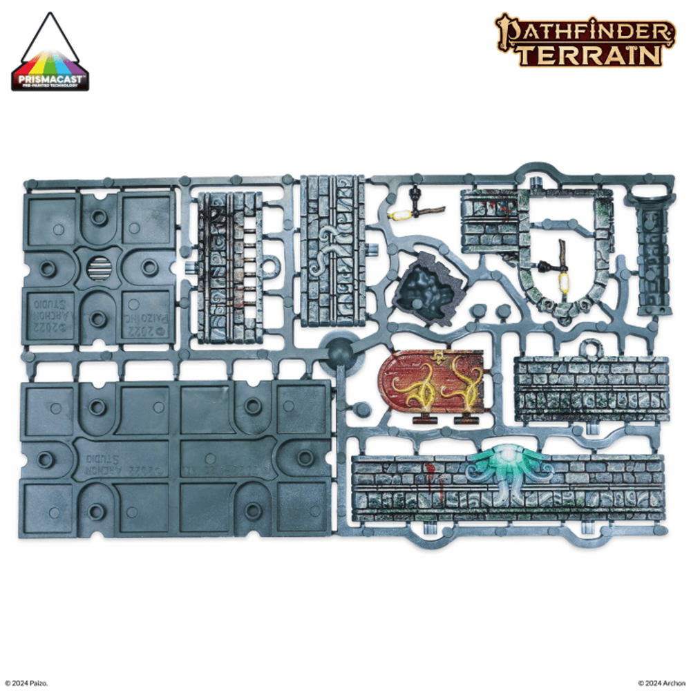 Dungeons & Lasers PrismaCast Pre-Painted: Pathfinder - Abomination Vaults