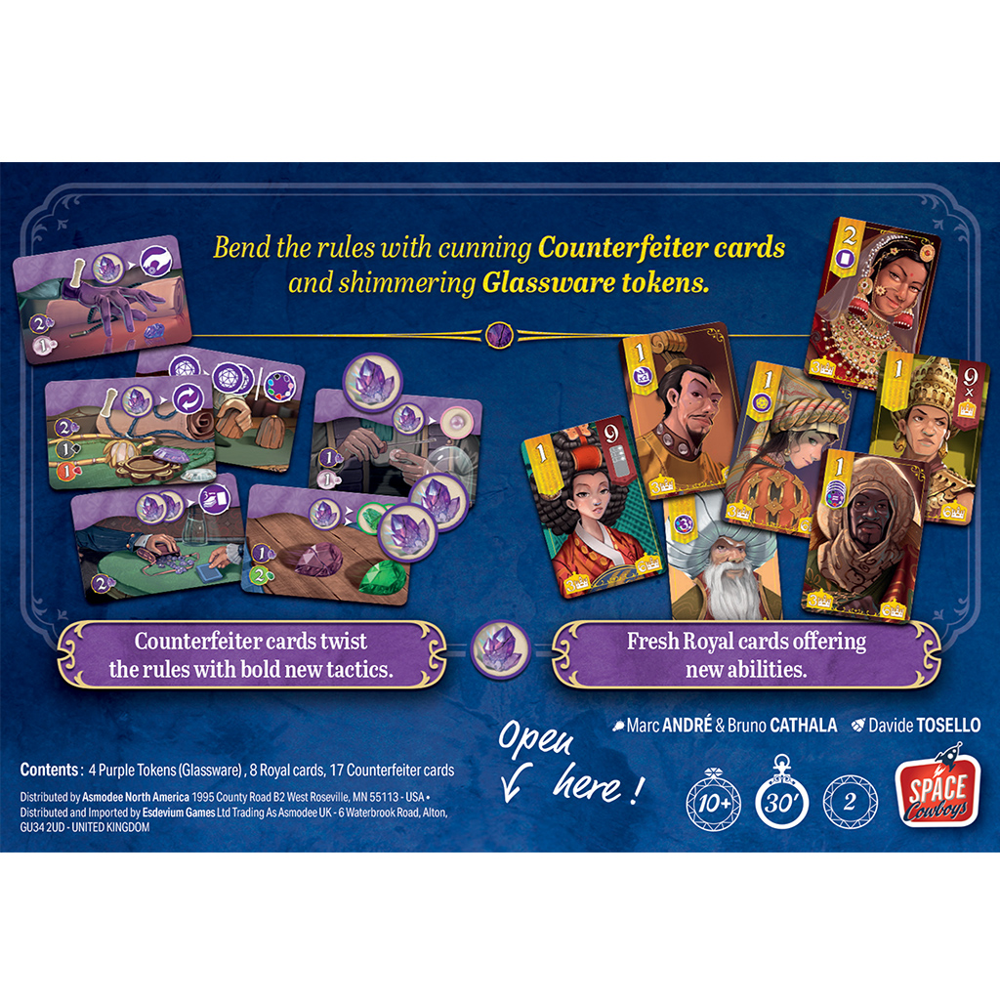 Splendor Duel: The Counterfeiters Expansion (New Arrival)