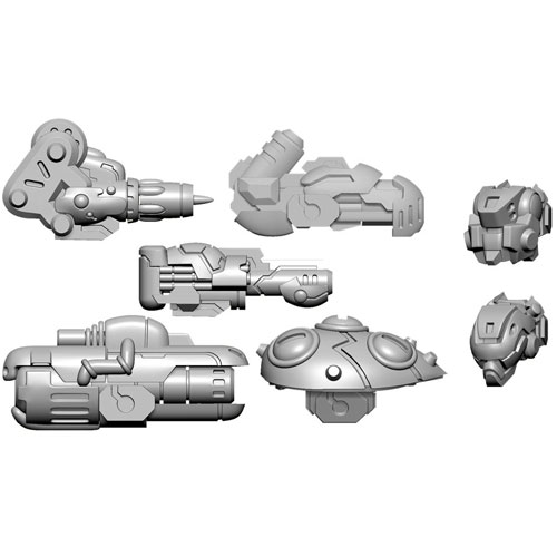 Warcaster Neo-Mechanika: Aeternus Continuum - Scourge Weapon Pack, Variant B (Clearance)