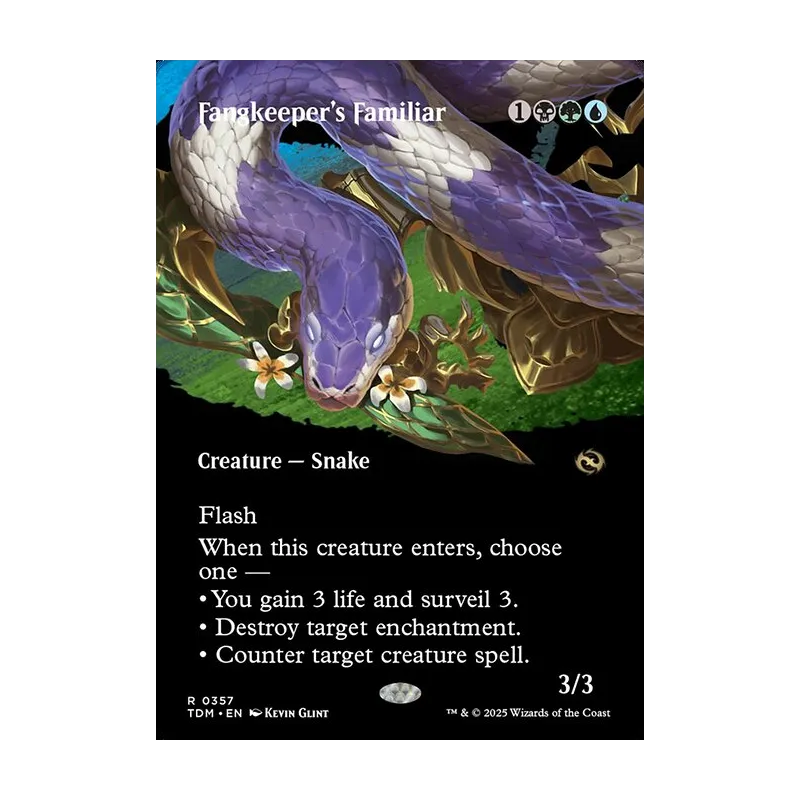 Fangkeeper's Familiar (Borderless) - Tarkir: Dragonstorm (Near Mint)
