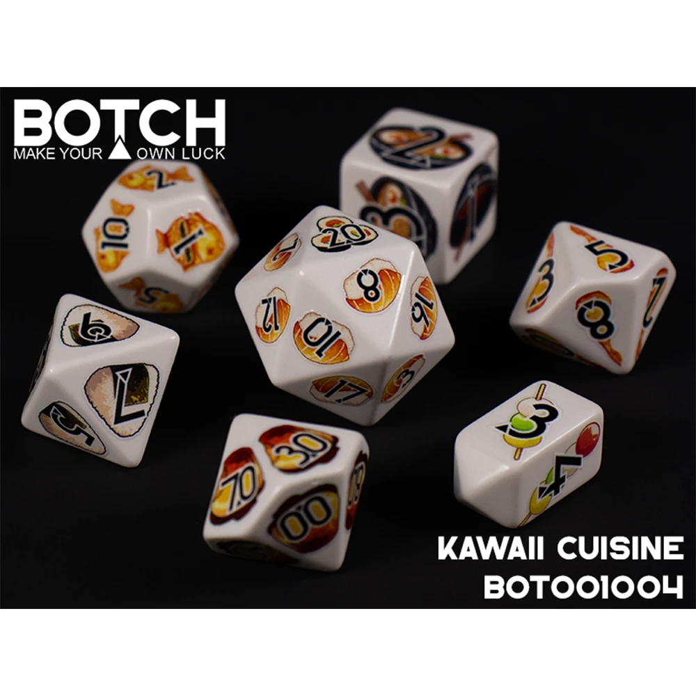 Botch Dice Set: Kawaii Cuisine (7)