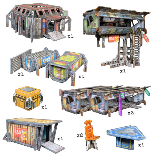 Battle Systems Terrain: Trader Encampment