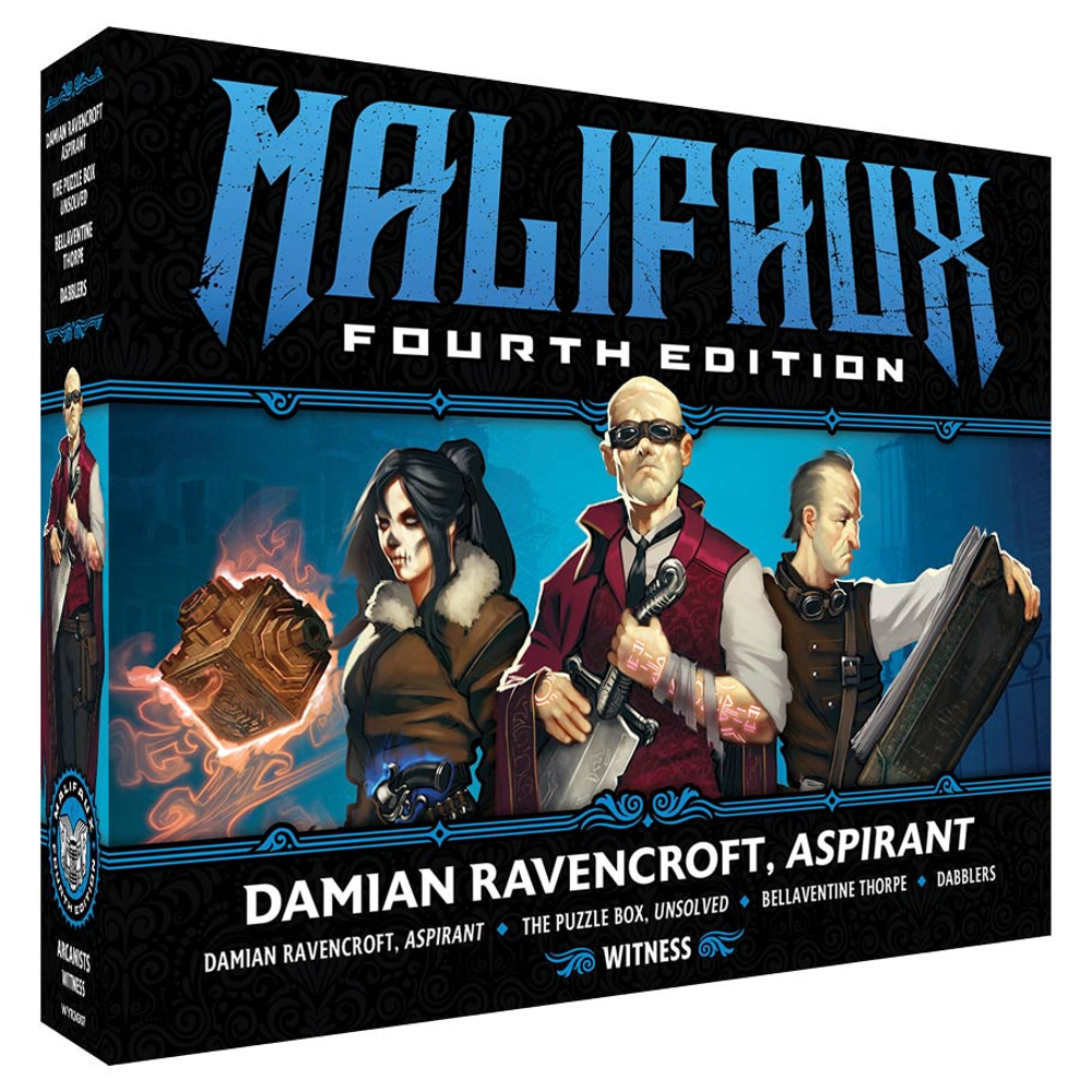 Malifaux 4E: Arcanists - Damian Ravencroft, Aspirant (Preorder)