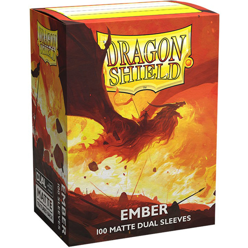 Dragon Shield Sleeves: Matte Dual - Ember (100)