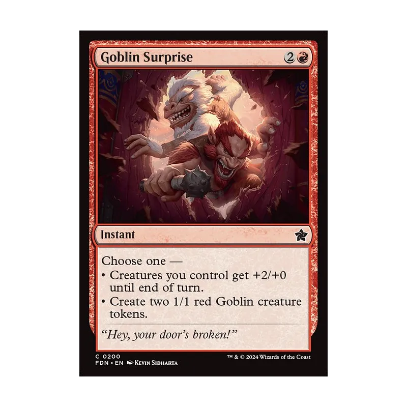Goblin Surprise - Foundations (Near Mint)