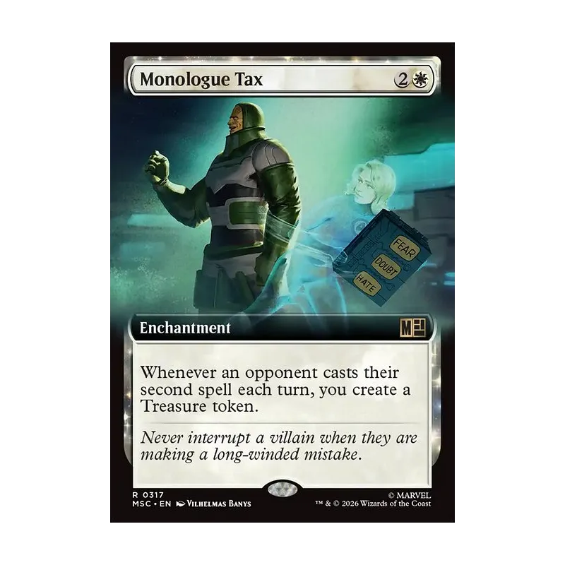 Monologue Tax (Extended Art) - Marvel Super Heroes Commander (Near Mint)