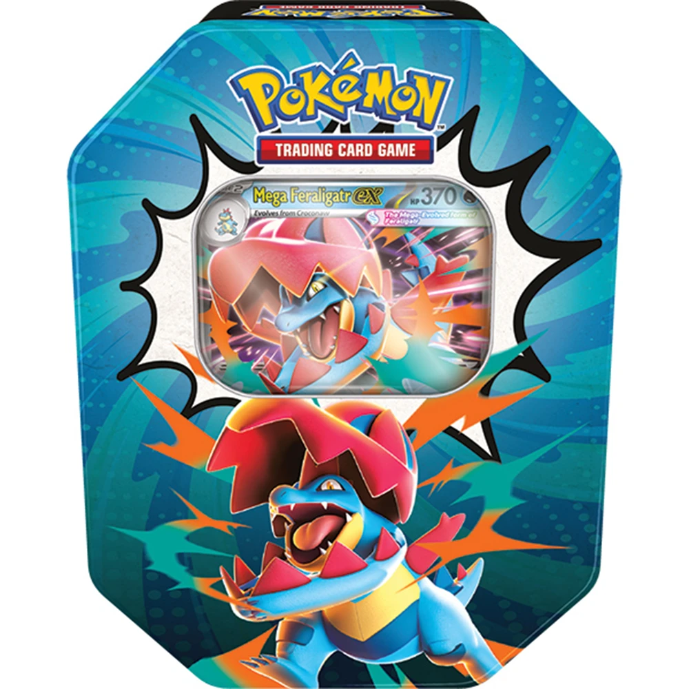 Pokemon TCG: Ascended Heroes Tin - Mega Feraligatr ex (Preorder)