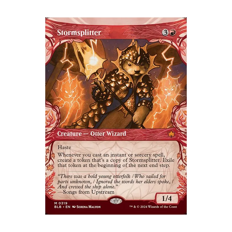 Stormsplitter (Showcase) - Bloomburrow (Near Mint)