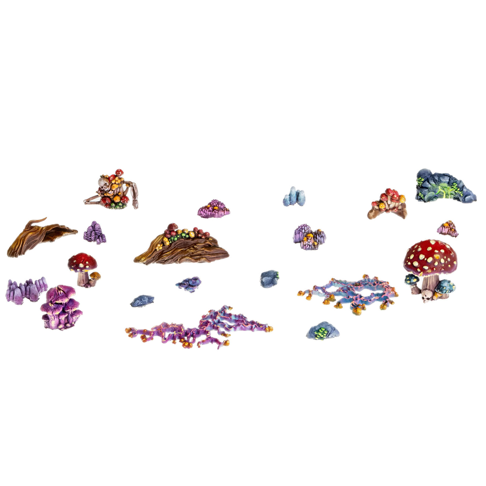 Dungeons & Lasers: Cave Fungi Scatter Terrain