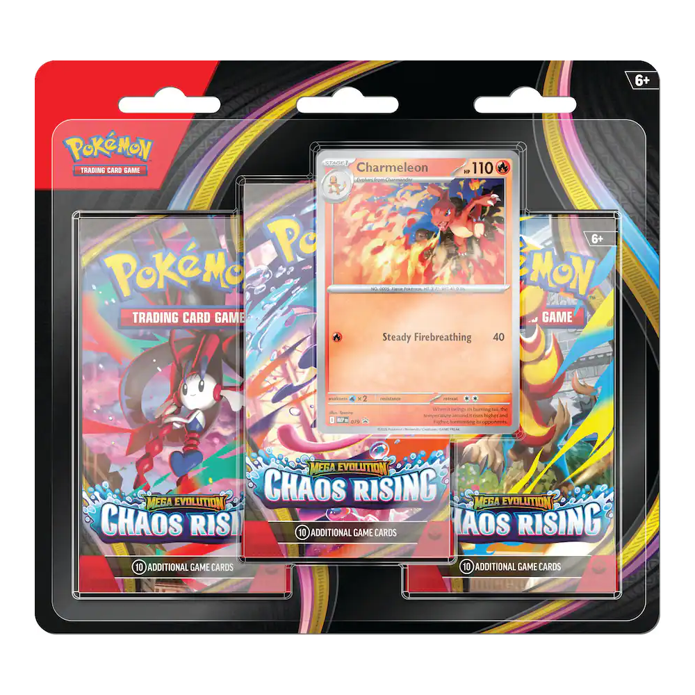 Pokemon TCG: Chaos Rising - 3-Booster Blister (Charmeleon)