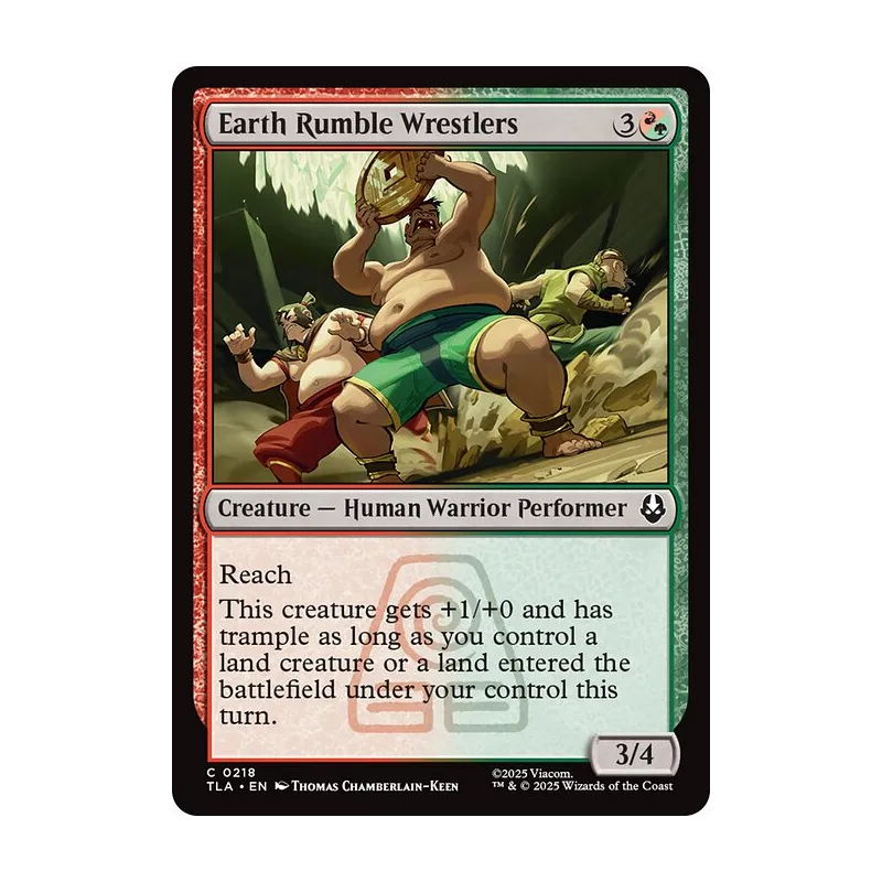 Earth Rumble Wrestlers - Avatar: The Last Airbender (Near Mint)