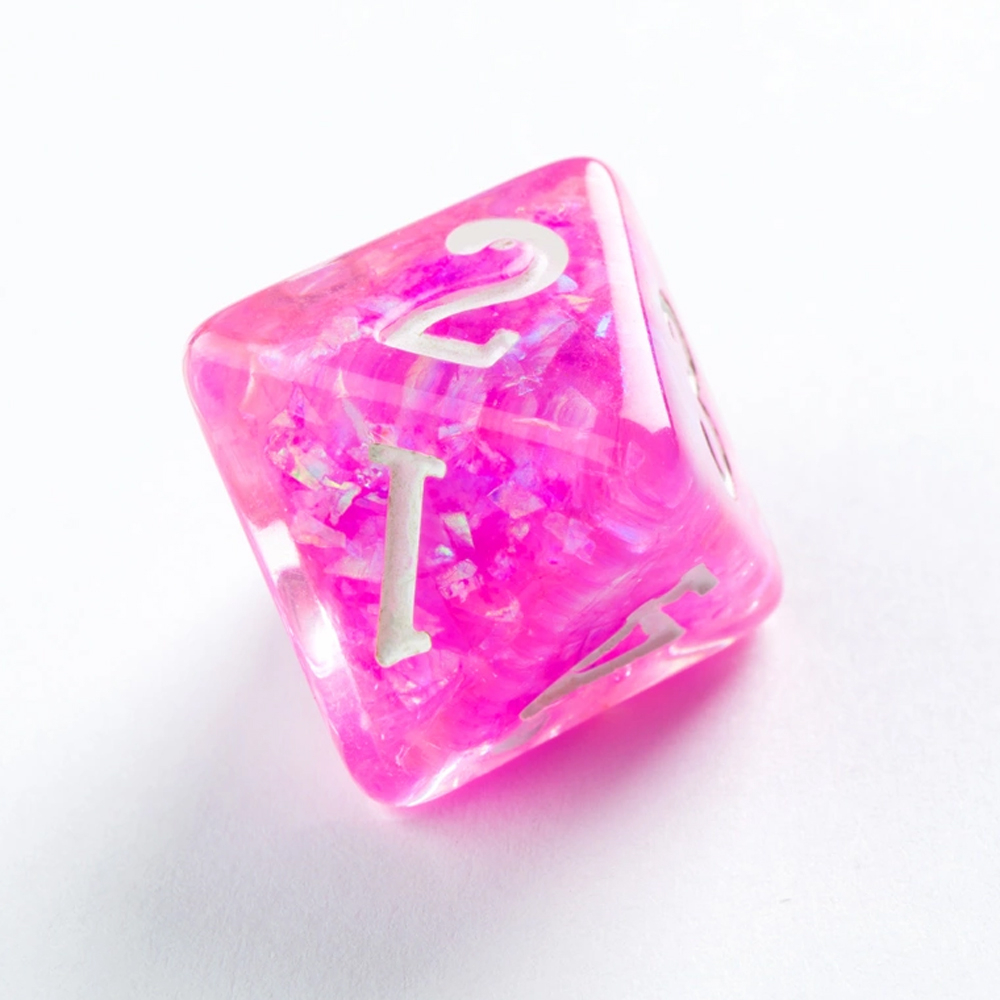 Candy-like Series Polyhedral Set: Raspberry (7) (Clearance)