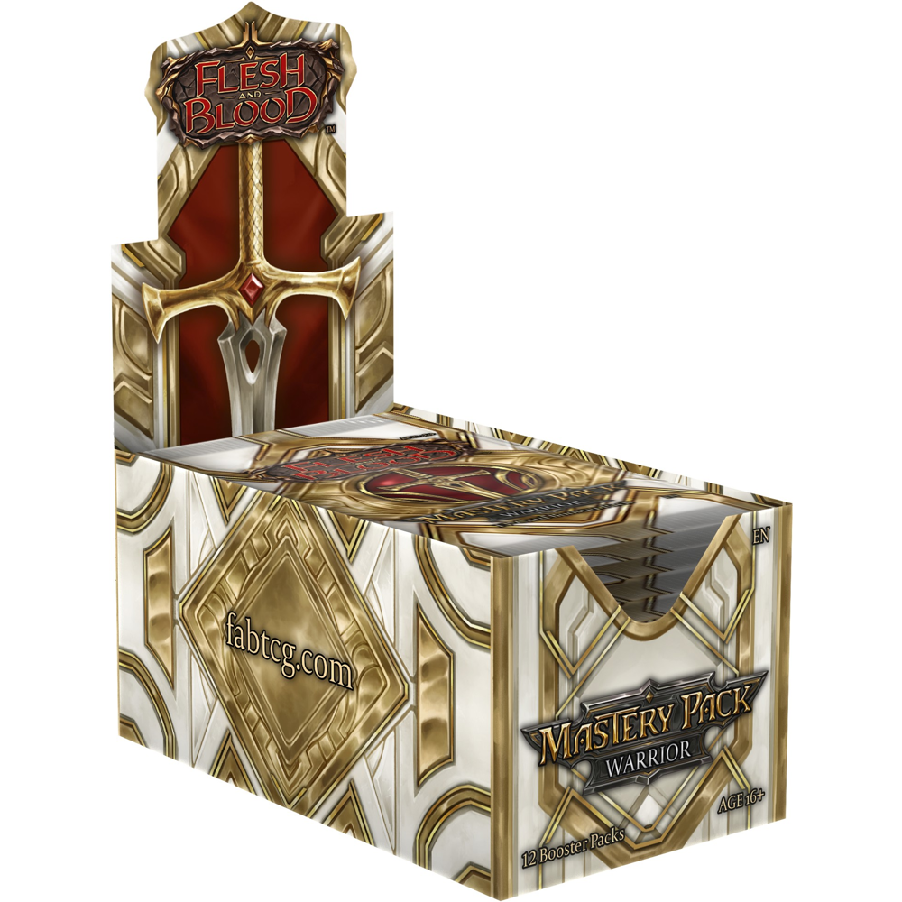 Flesh & Blood TCG: Mastery Pack Warrior - Booster Box (12) (Preorder)