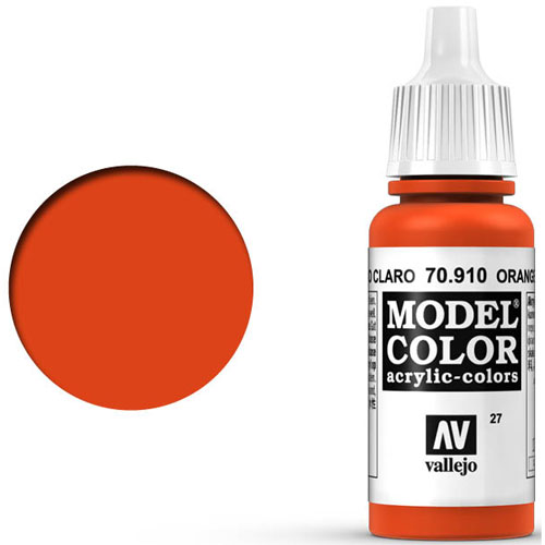 Vallejo Model Color Paint: Orange Red