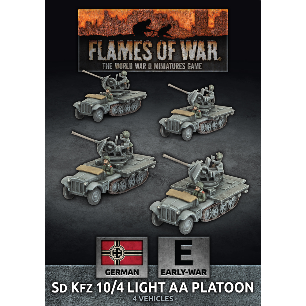 Flames of War WW2: German - Sd Kfz 10/4 Light AA Platoon