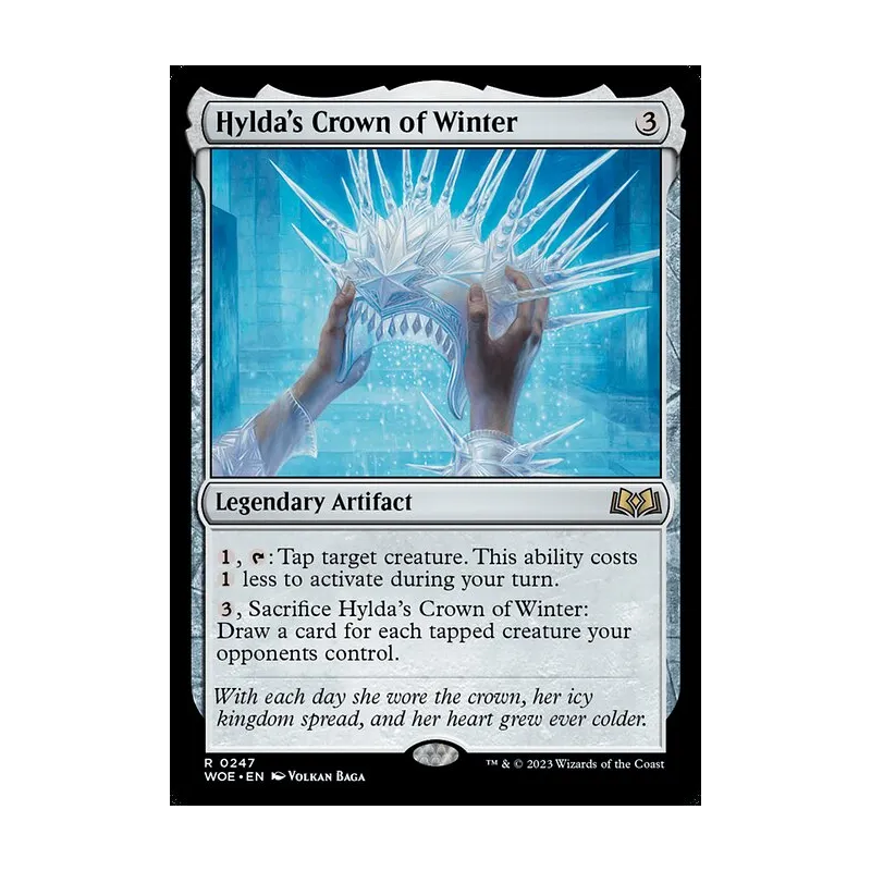 Hylda's Crown of Winter - Wilds of Eldraine (Near Mint)