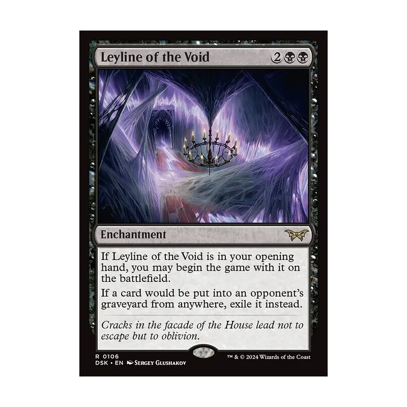 Leyline of the Void - Duskmourn: House of Horror (Foil Near Mint)