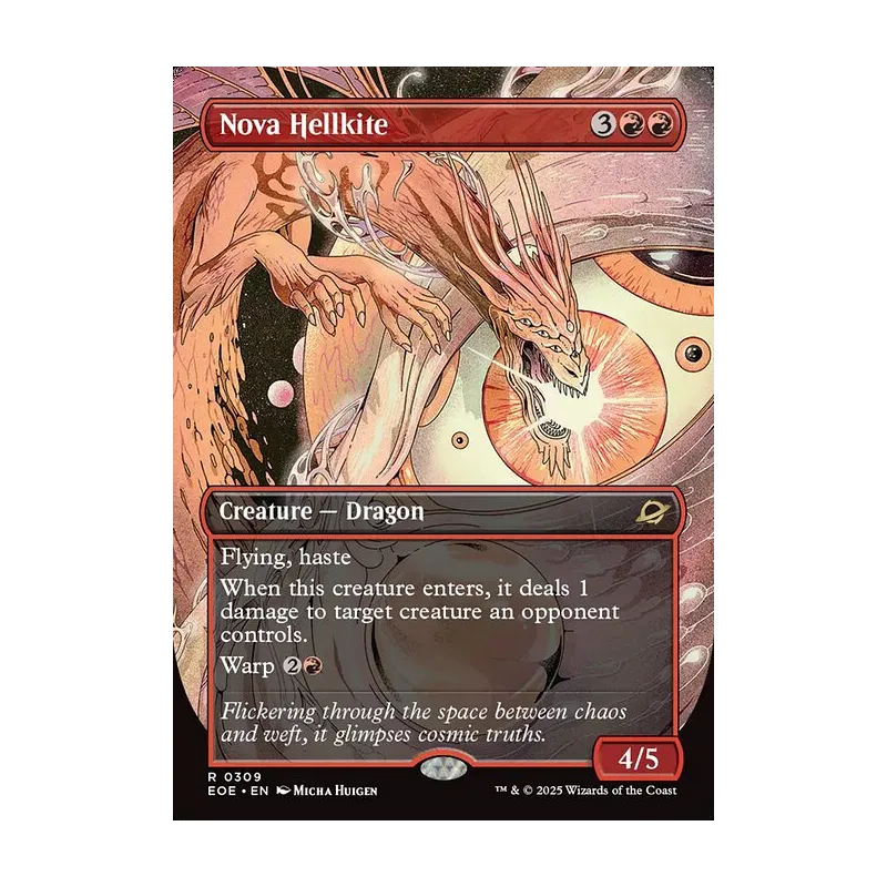 Nova Hellkite (Borderless) - Edge of Eternities (Near Mint)