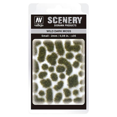 Scenery: Small Wild Tuft - Wild Dark Moss