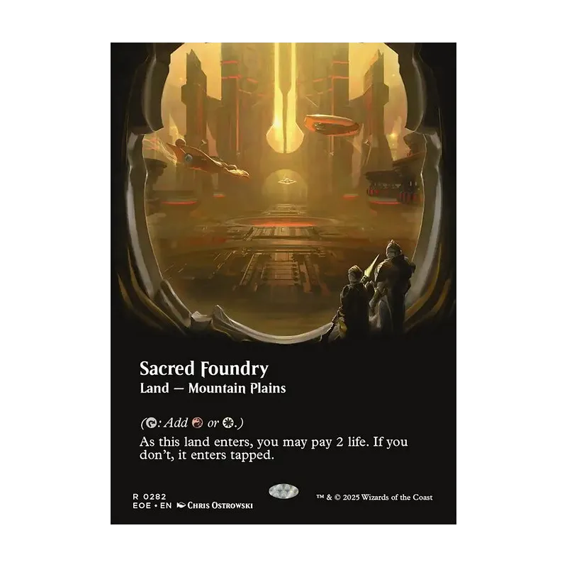 Sacred Foundry (Borderless) - Edge of Eternities (Near Mint)