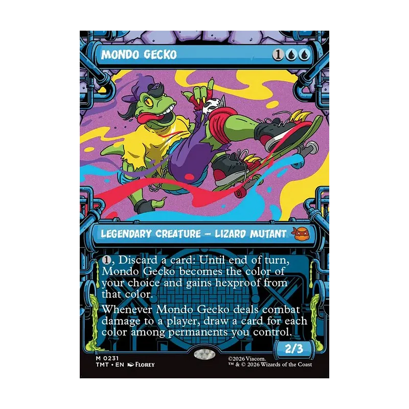 Mondo Gecko (Showcase) - Teenage Mutant Ninja Turtles (Near Mint)