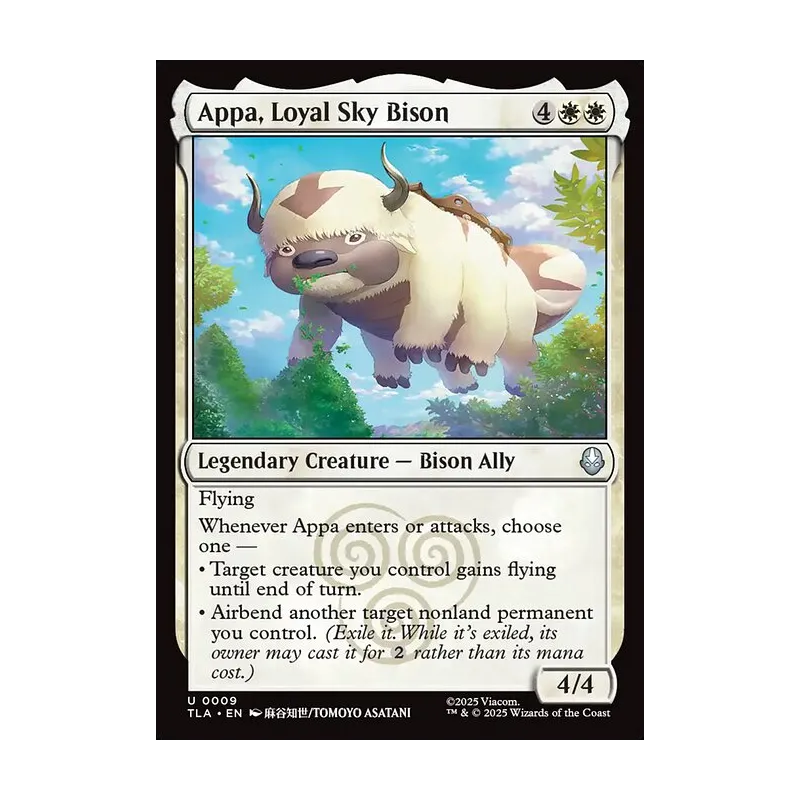Appa, Loyal Sky Bison - Avatar: The Last Airbender (Near Mint)