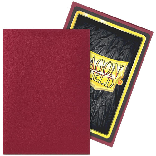 Dragon Shield Sleeves: Matte - Japanese Size - Blood Red (60)