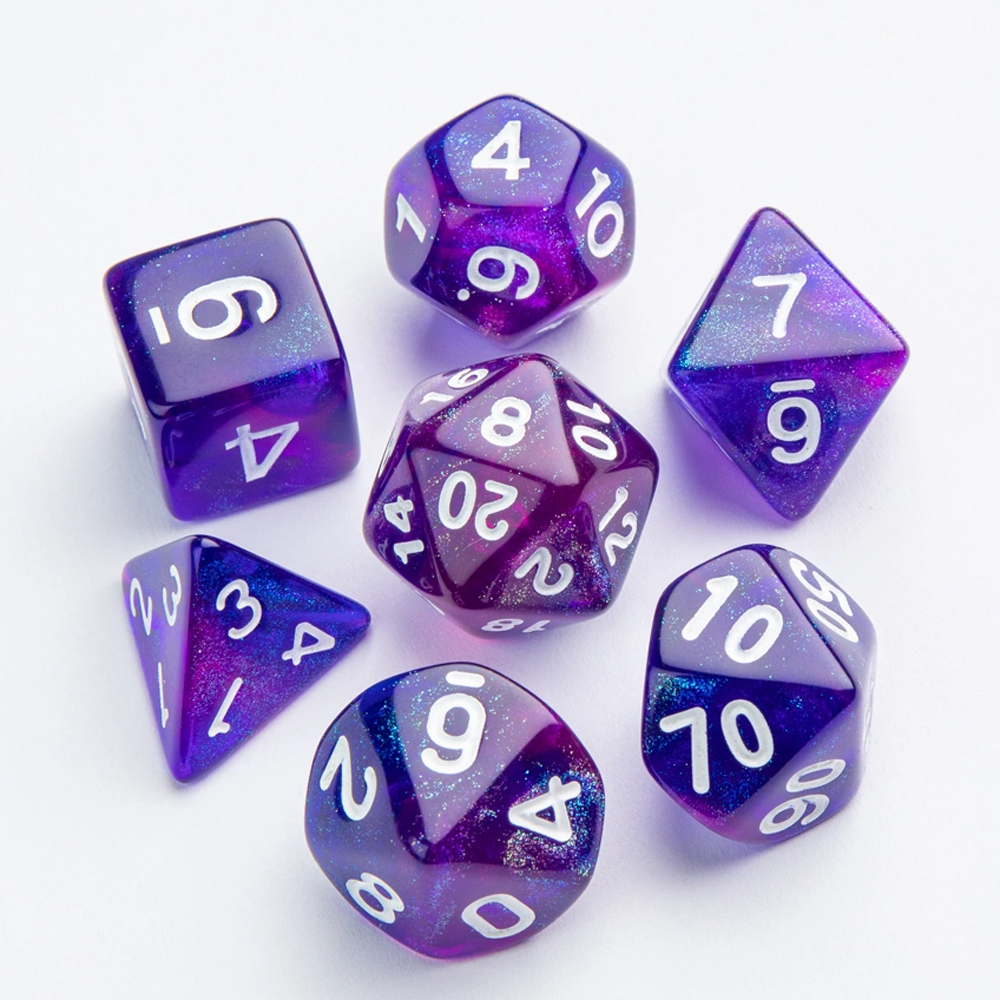 Galaxy Series Polyhedral Set: Nebula (7) (Clearance)