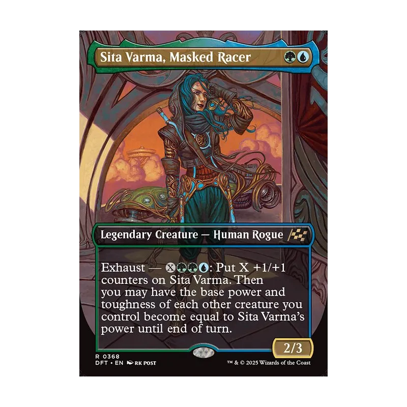 Sita Varma, Masked Racer (Borderless) - Aetherdrift (Near Mint)