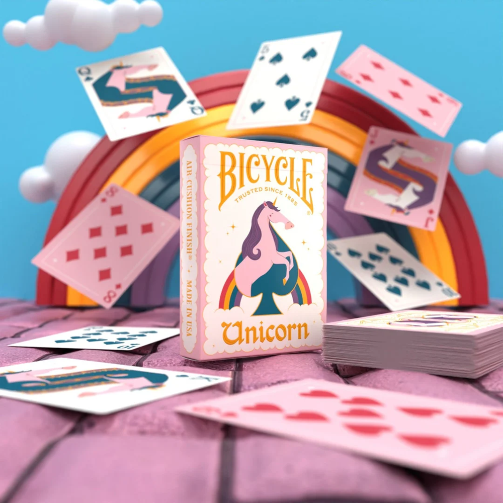 Bicycle Playing Cards: Pink Unicorn (Preorder)