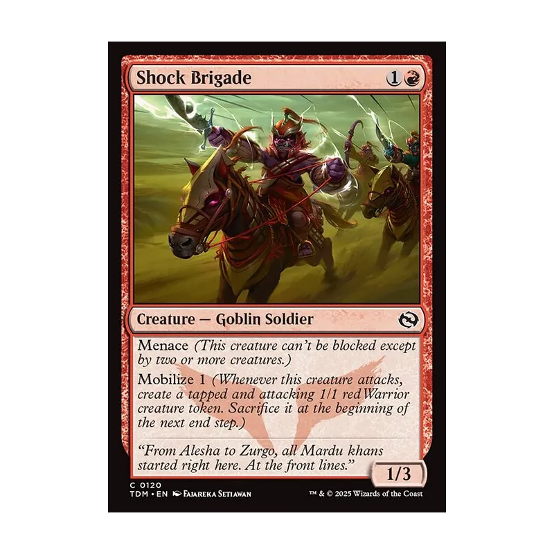 Shock Brigade - Tarkir: Dragonstorm (Near Mint)