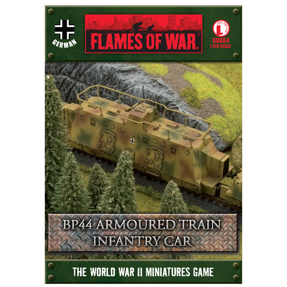 Flames of War WW2: German - BP44 Armoured Train Infantry Car