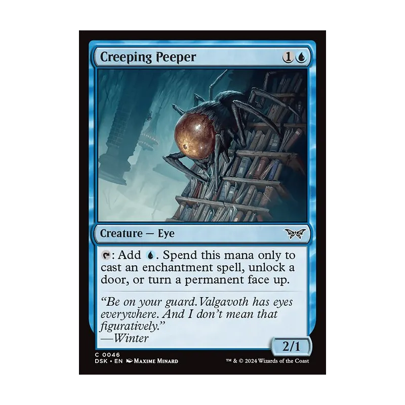 Creeping Peeper - Duskmourn: House of Horror (Foil Near Mint)